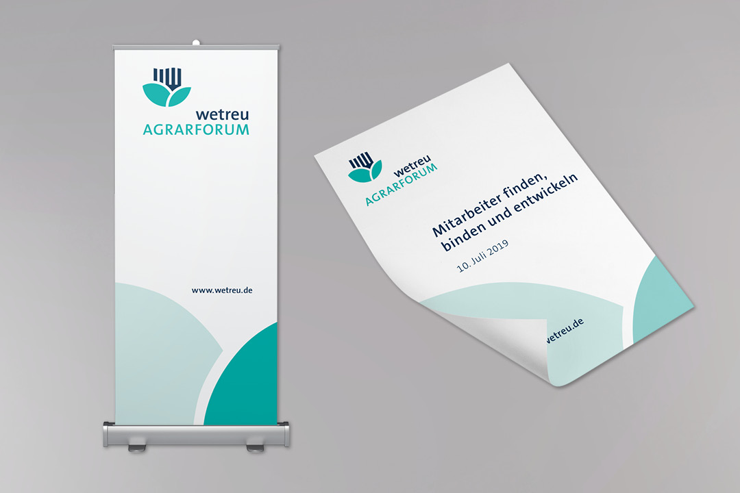 2 wetreu agrarforum Roll Up Poster